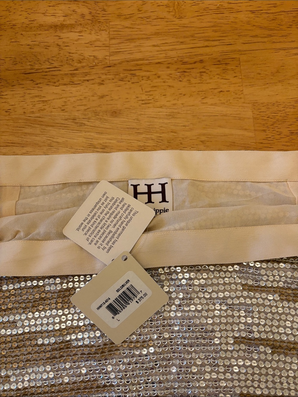 Haute Hippie Silver Sequin Mini Skirt - Picture 4 of 11